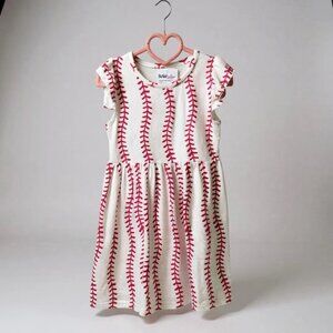 White baseball dress nwt